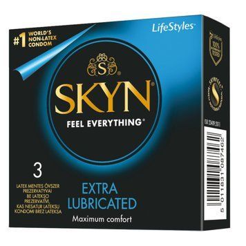 SKYN Extra Lubricated - безлатексні, суперзволожені - упаковка 3 шт ON0435 фото